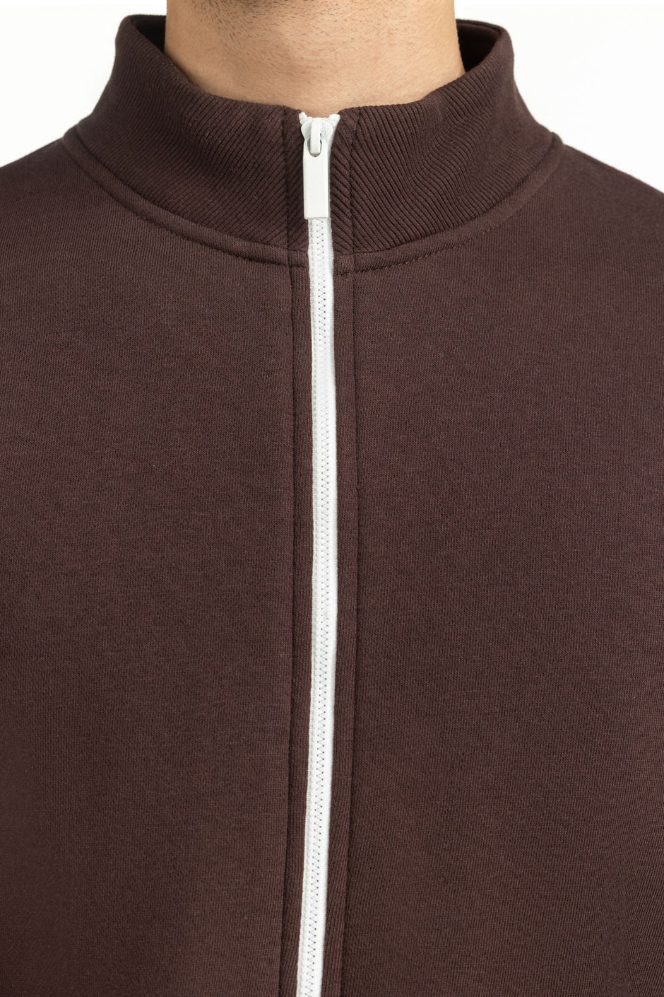 Regular Fit Knitted Zipper
