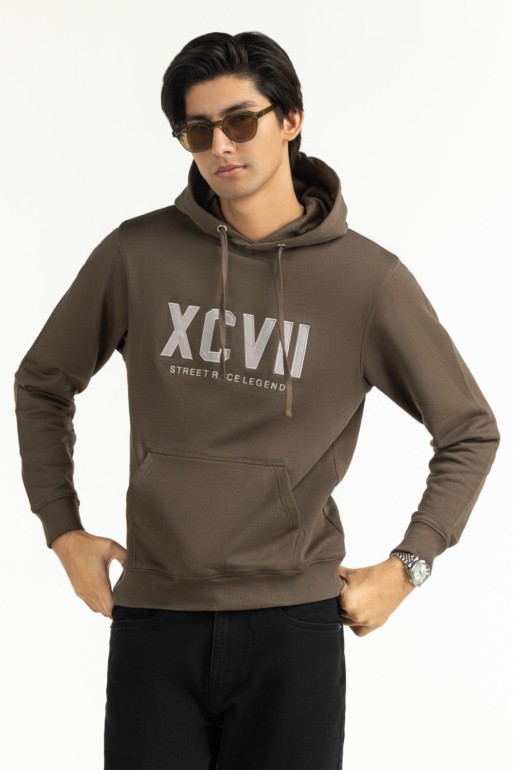 Regular Fit Pullover Hoodie MN-POH-WS25-009