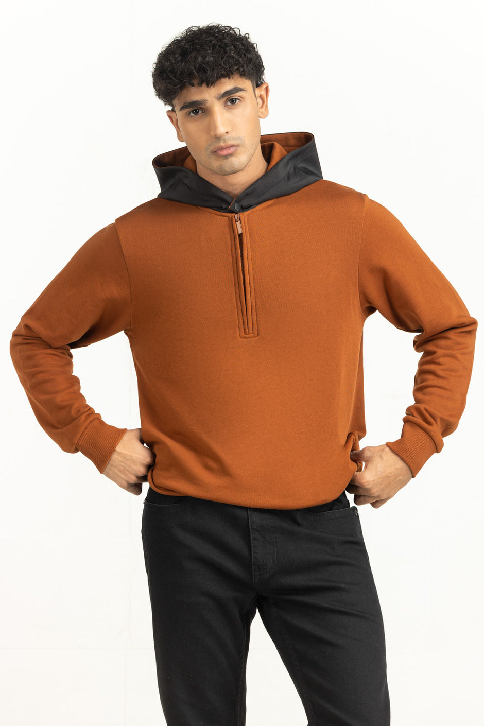 Regular Fit Pullover Hoodie MN-POH-WS25-011