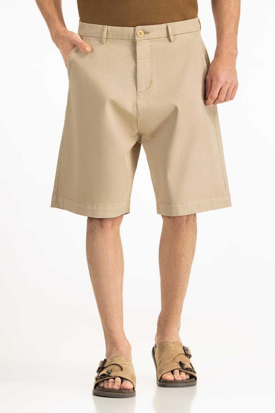 Straight Fit Shorts MN-SHT-SS26-001 B