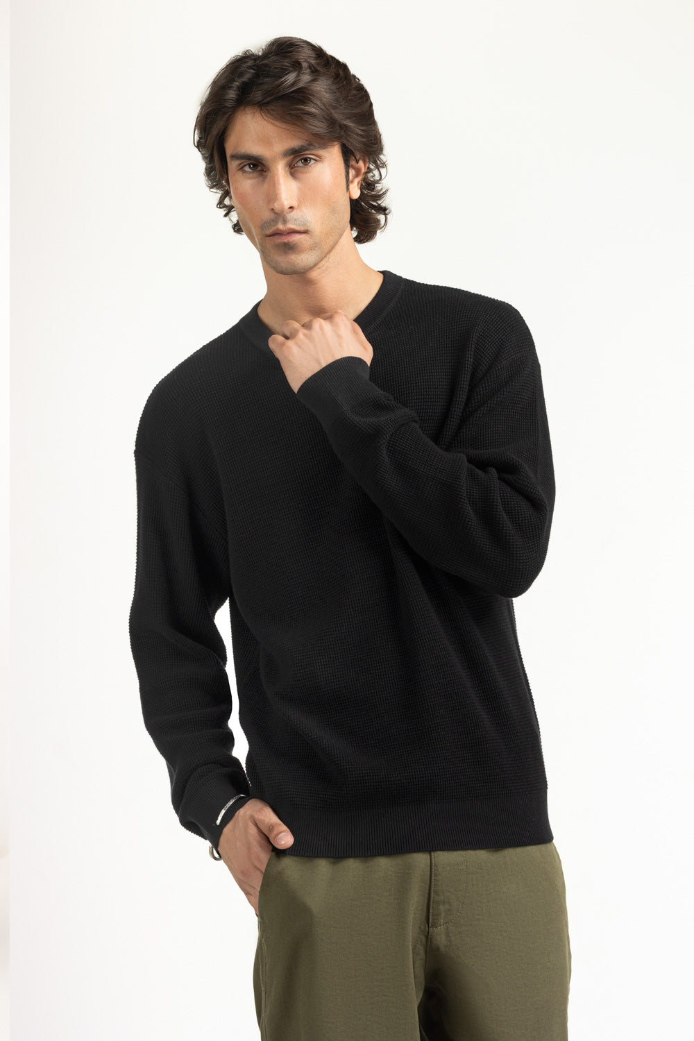 Regular Fit Sweater MN-SWT-WS25-074 B