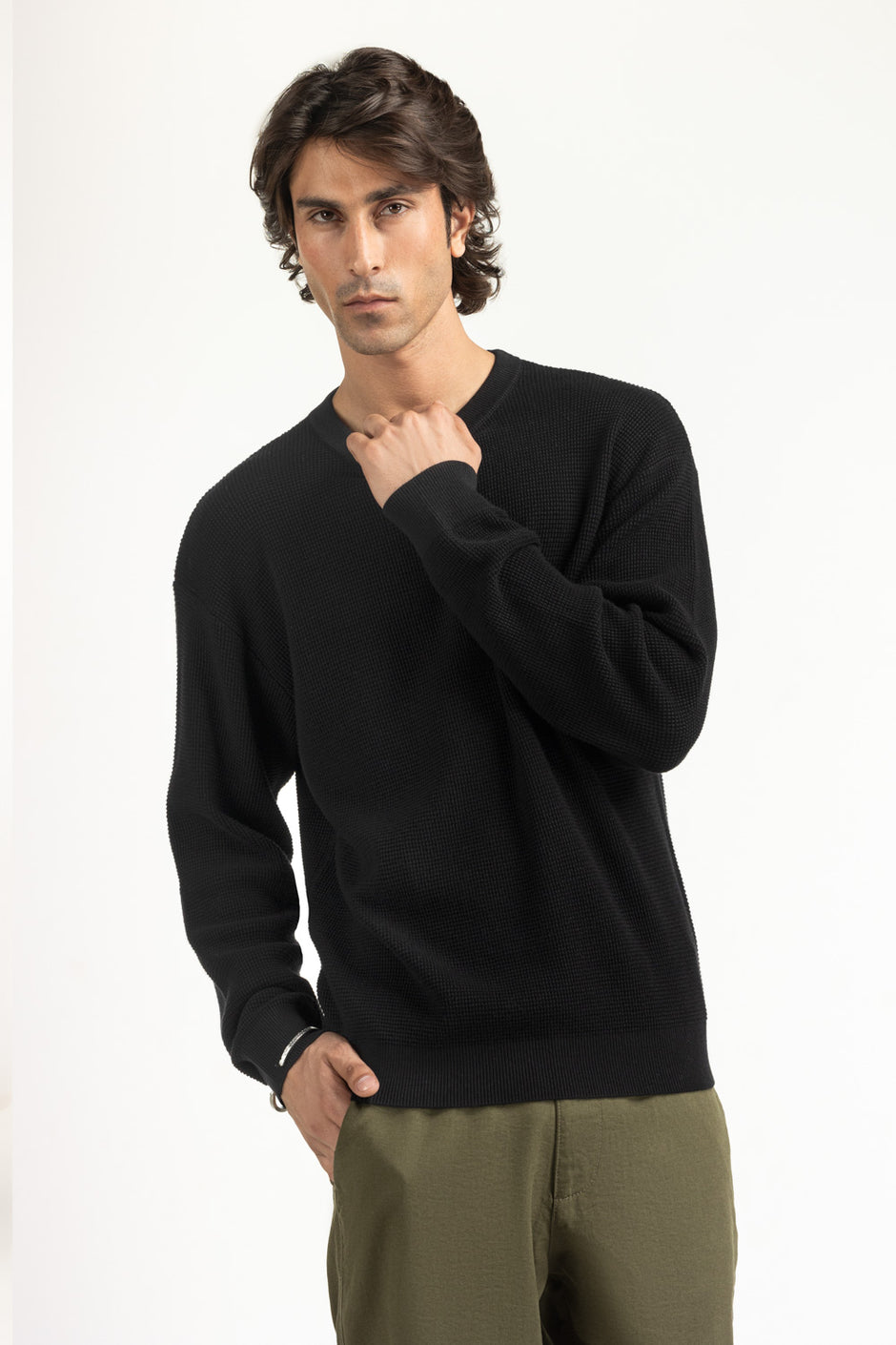 Regular Fit Sweater MN-SWT-WS25-074 B