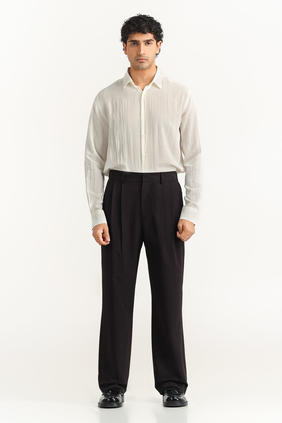 Straight Fit Trousers