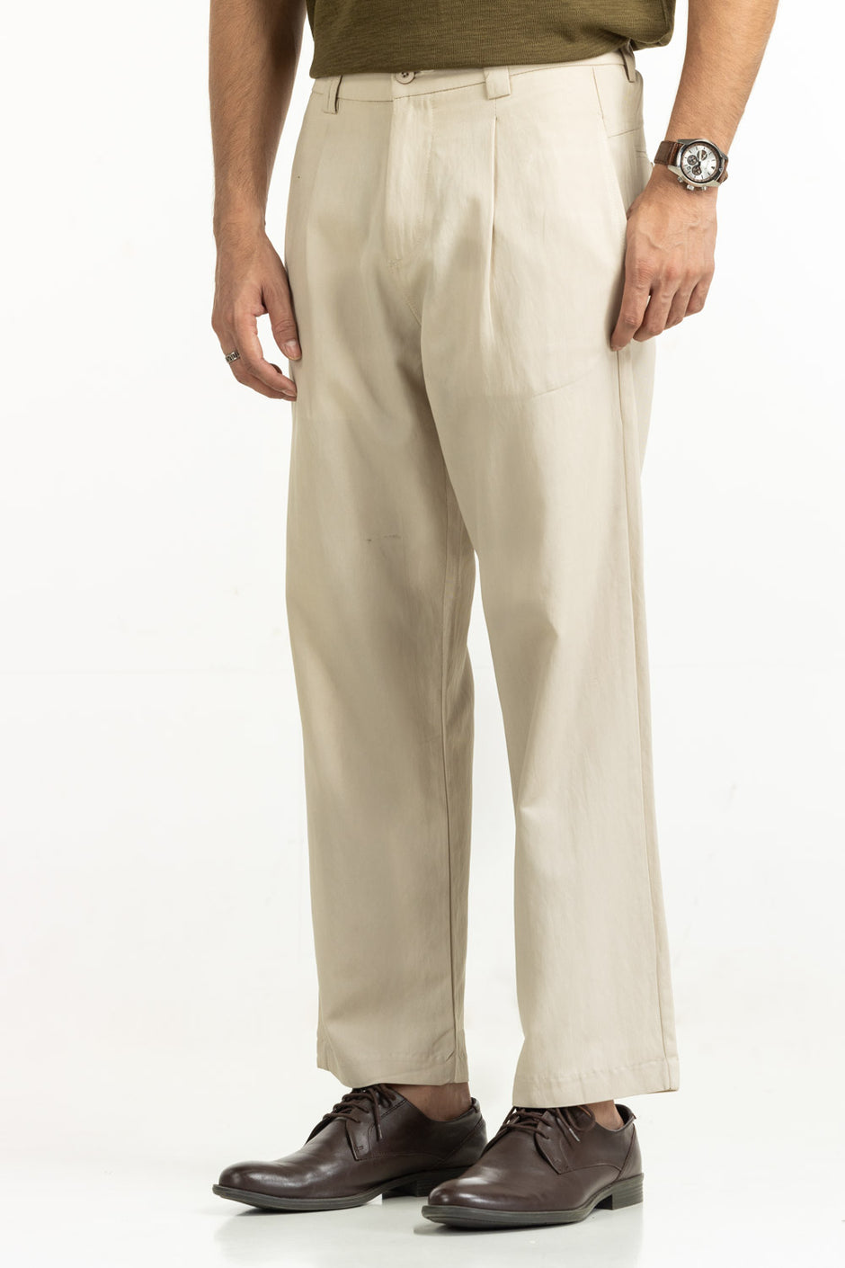 Straight Fit Trousers