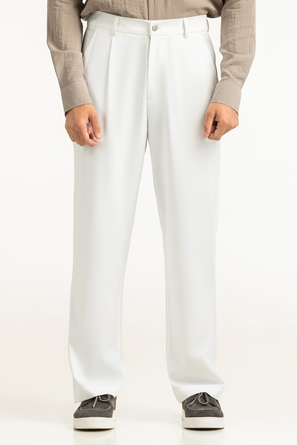 Straight Fit Trousers