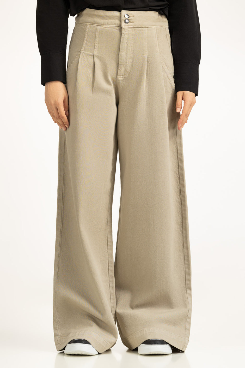 Wide Leg Fit Trousers