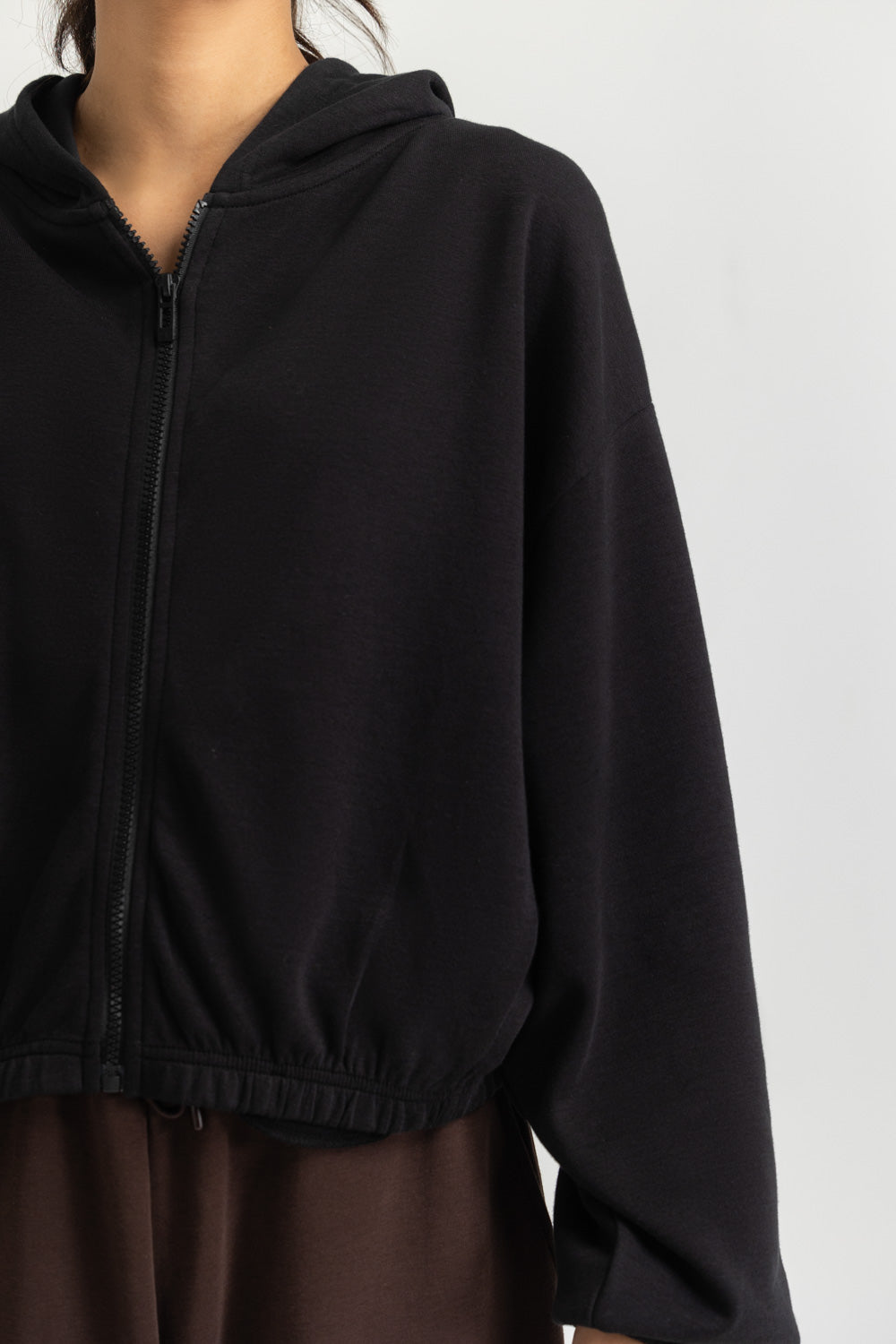 Regular Fit Hooded Zipper