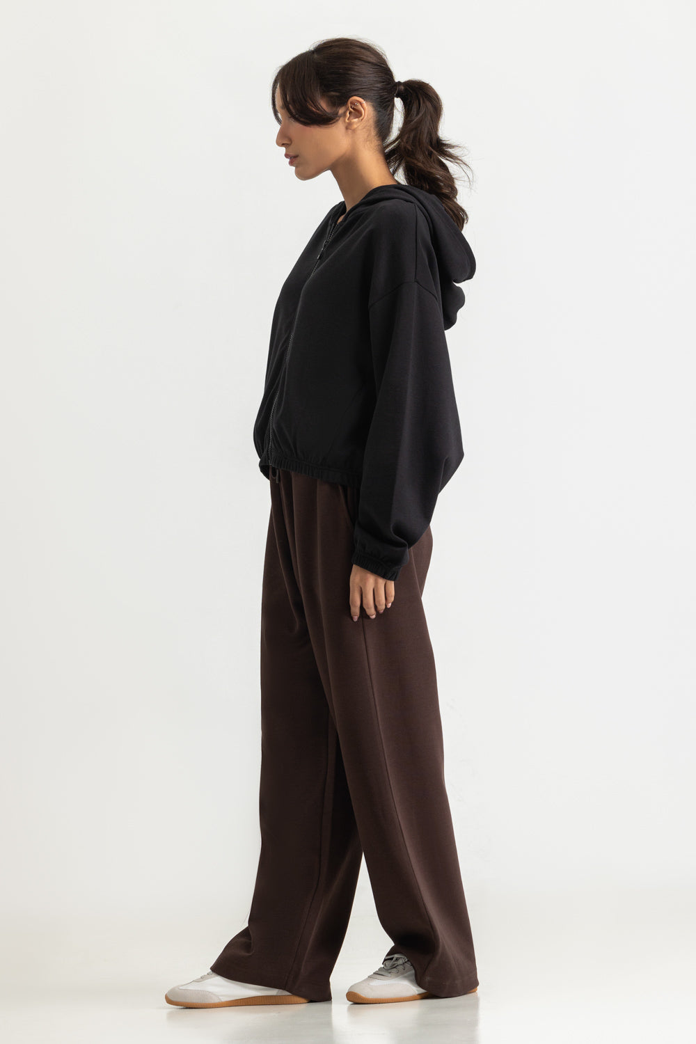 Regular Fit Hooded Zipper