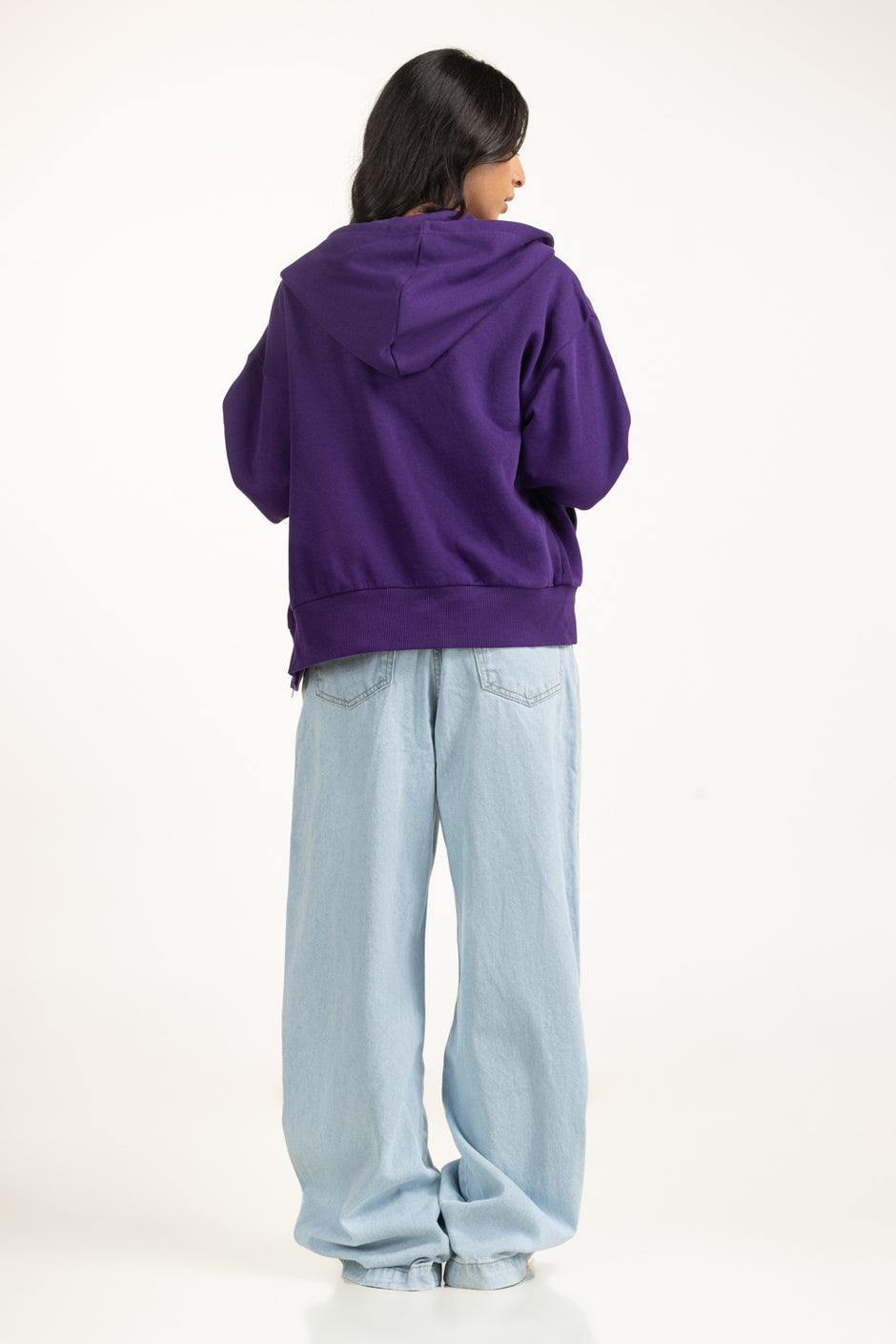 Regular Fit Hooded Zipper