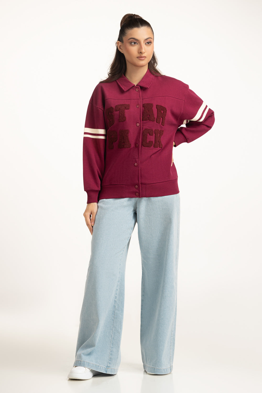 Regular Fit Knitted Jacket WM-KNJ-WS25-123