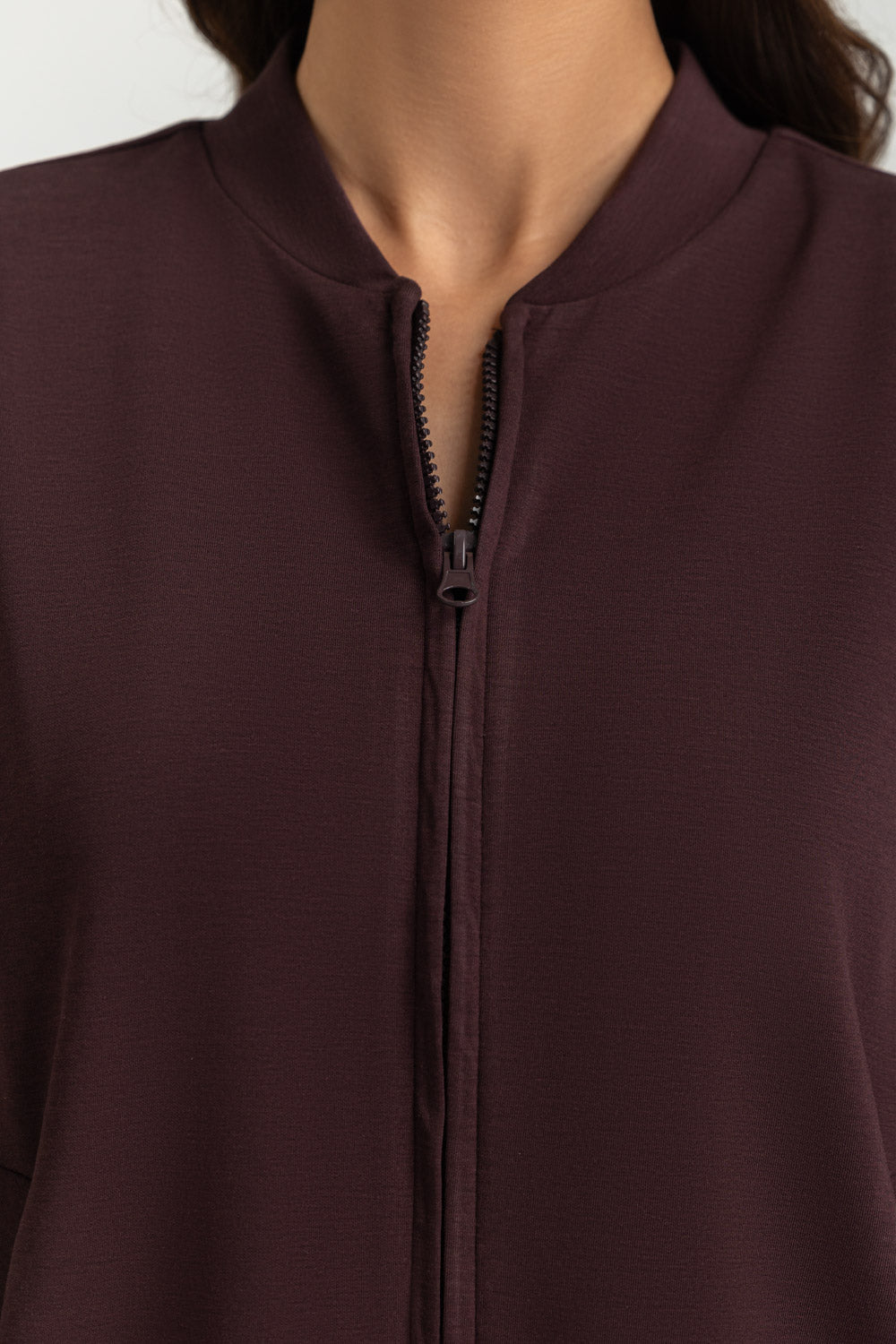 Slim Fit Knitted Zipper