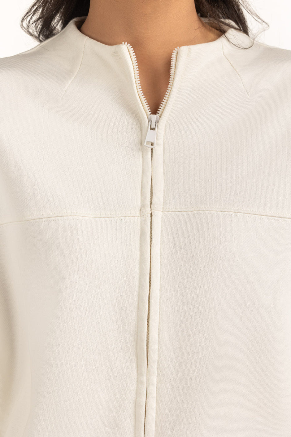 Regular Fit Knitted Zipper