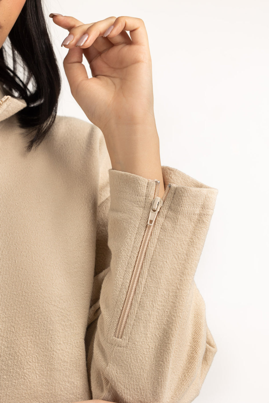 Regular Fit Knitted Zipper