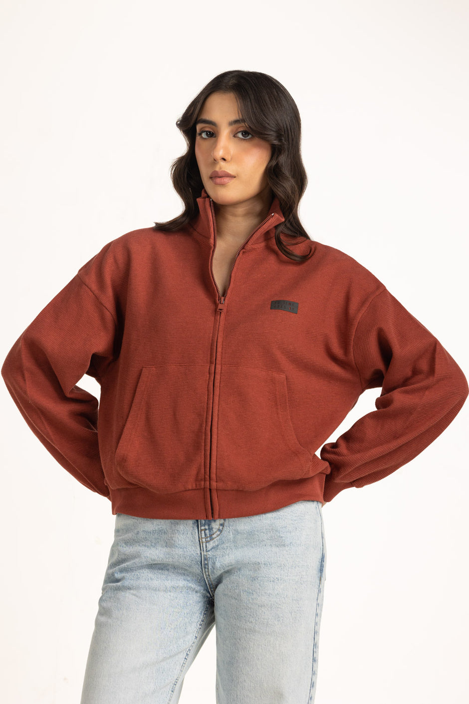 Regular Fit Knitted Zipper