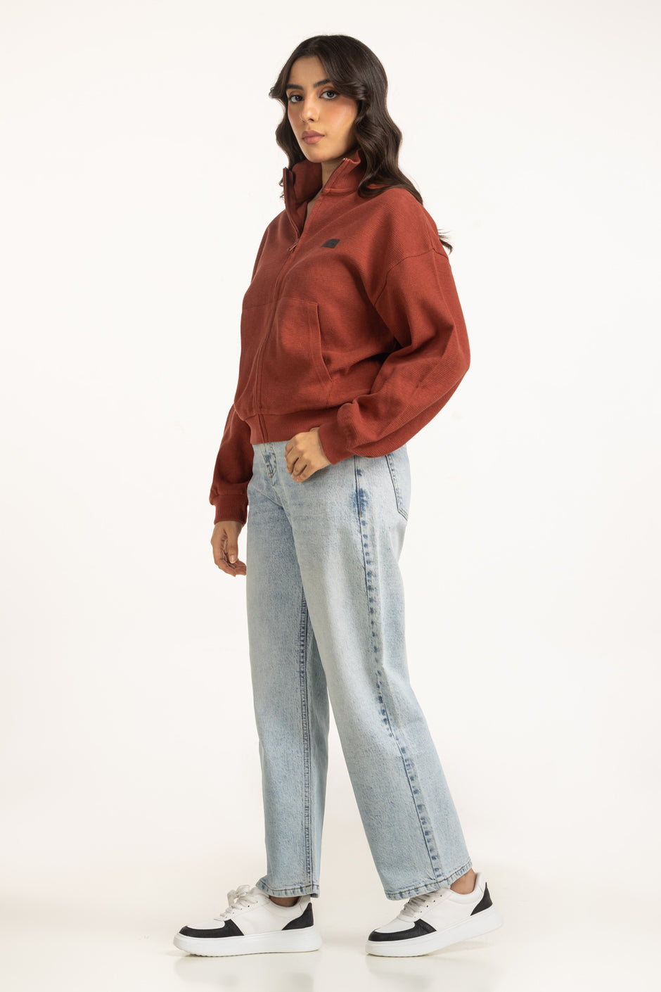Regular Fit Knitted Zipper