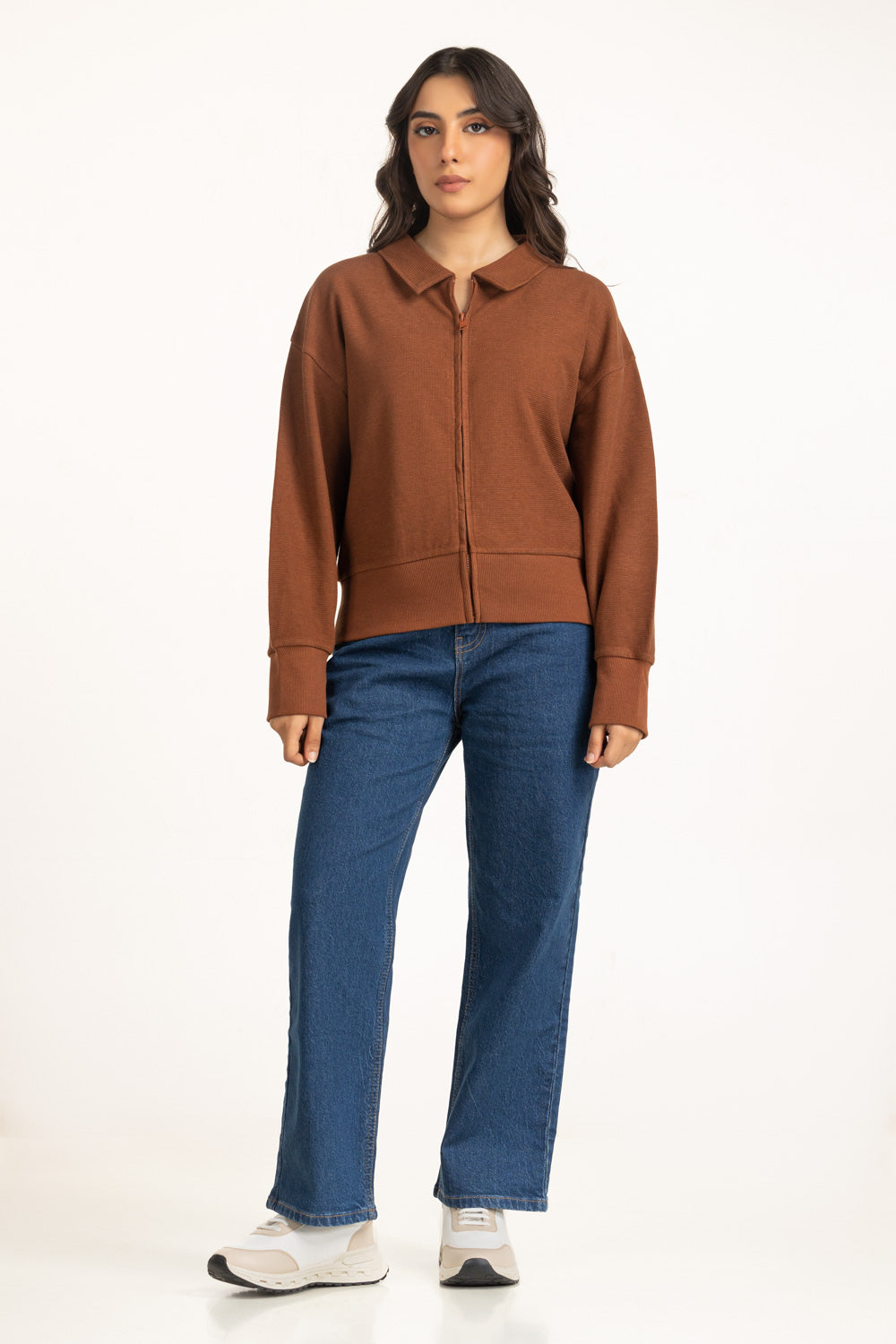 Regular Fit Knitted Zipper WM-KNZ-WS25-113