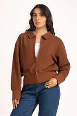 Regular Fit Knitted Zipper WM-KNZ-WS25-113