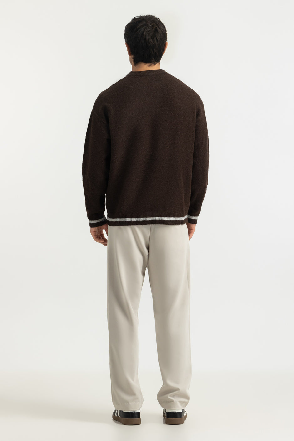 Striped Knit Polo