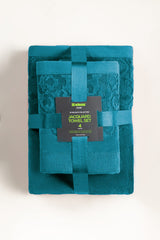 Scuba Jacquard 4pcs Towel Set