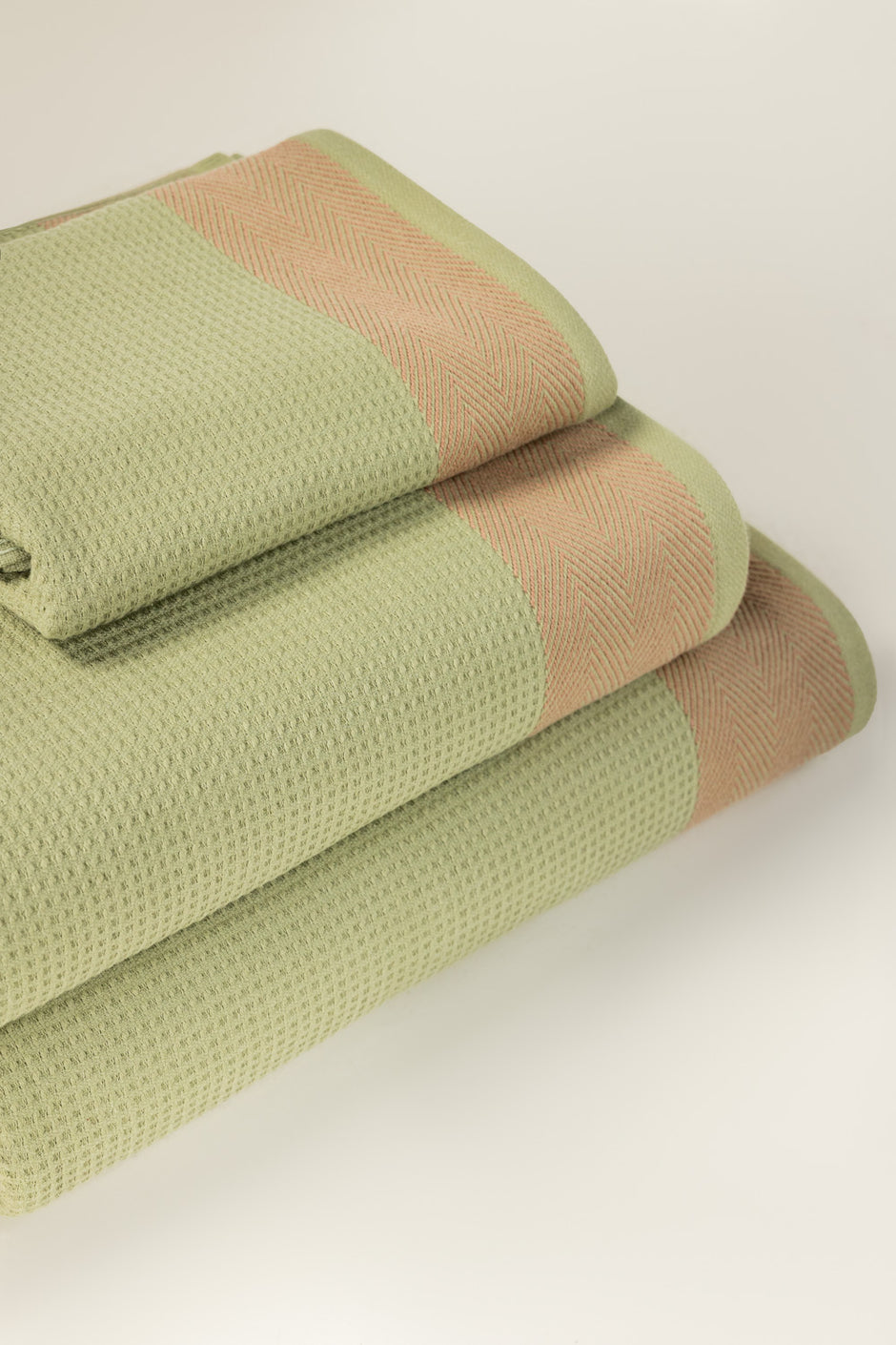 Seafoam Waffle Towel
