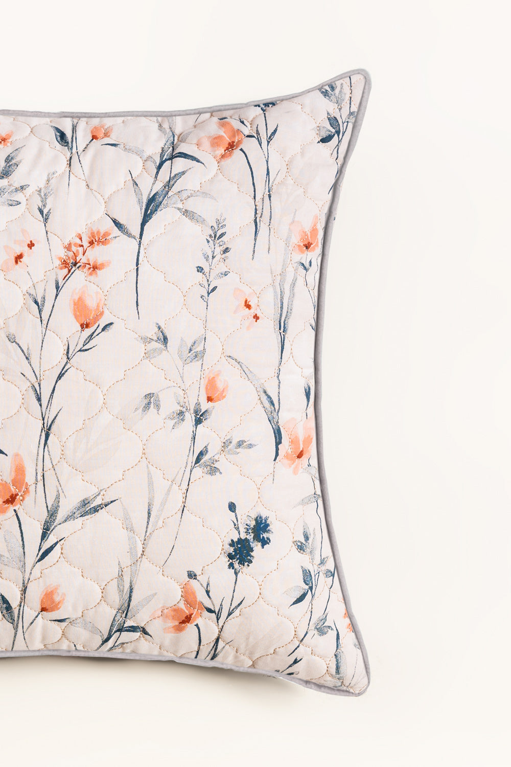 Sepia Rose Square Cushion Cover