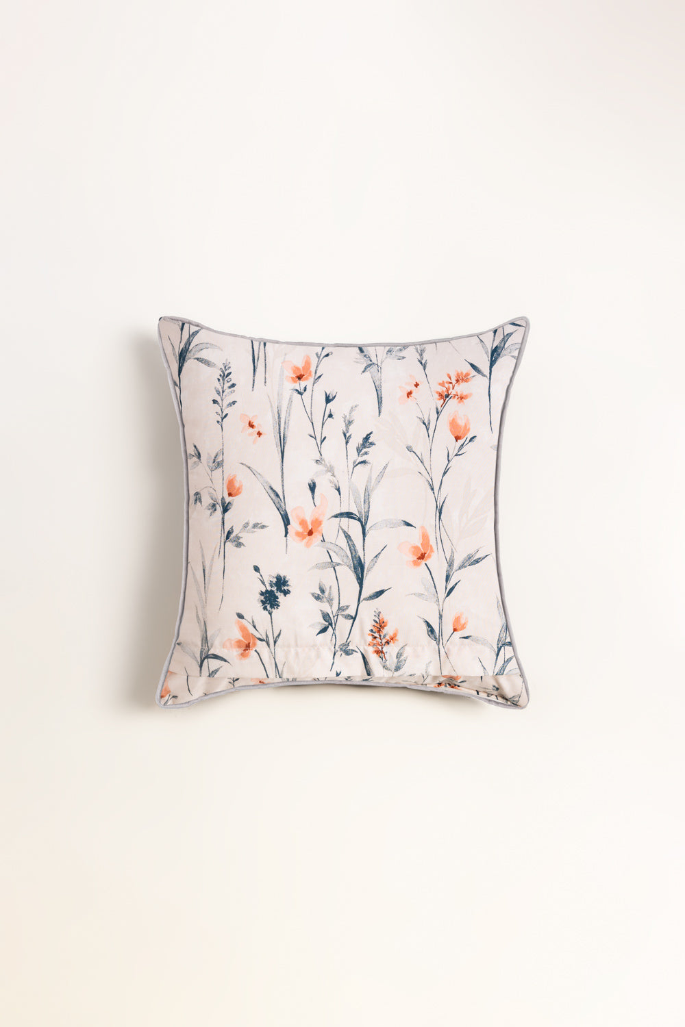 Sepia Rose Square Cushion Cover