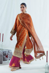 3 Piece Sequins Embroidered Lawn Suit with Cotton Net Dupatta FE-52116