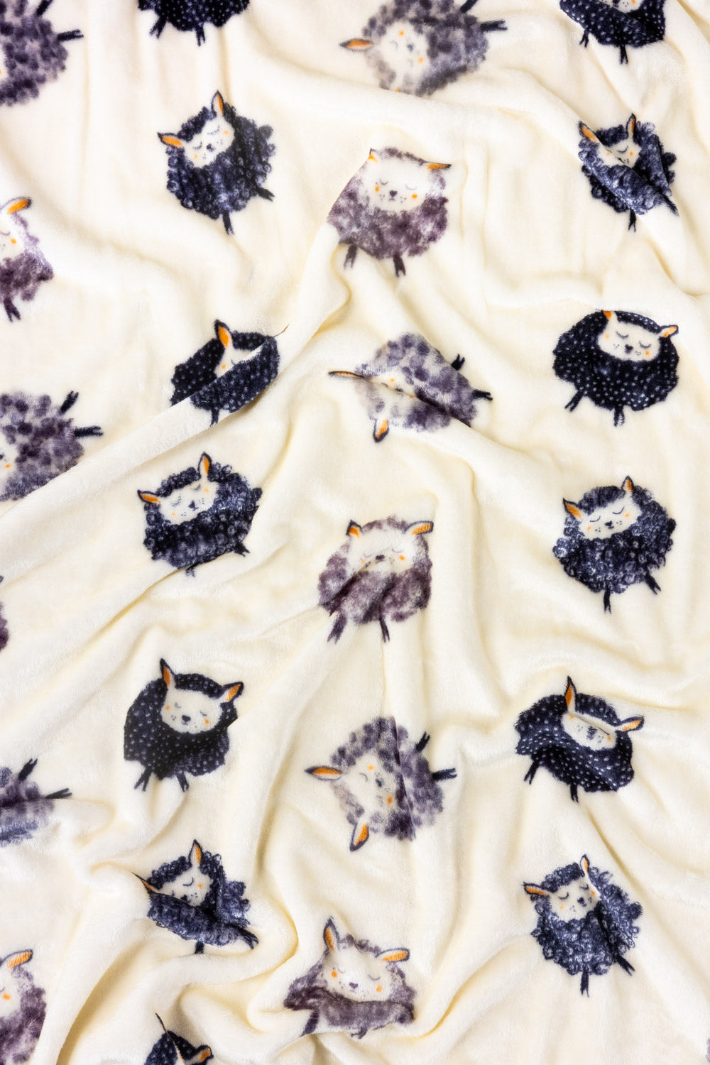 AW25-Sheep Single Ply Fleece Throw