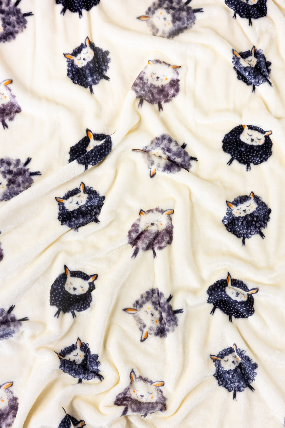 AW25-Sheep Single Ply Fleece Throw