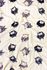 AW25-Sheep Single Ply Fleece Throw