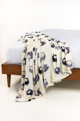 AW25-Sheep Single Ply Fleece Throw