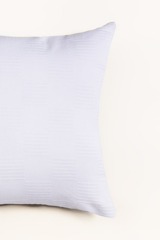 Shine White Thermal Square Cushion