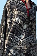 3 Piece Printed Silk Charmeuse Suit with Dupatta S-62003