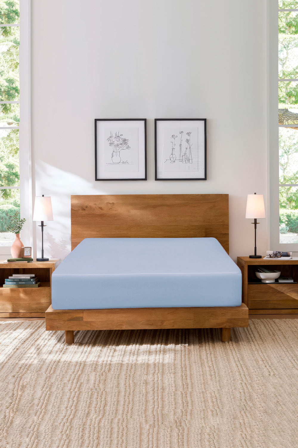 Sky Ride Water Repellent Jersey Fitted Sheet