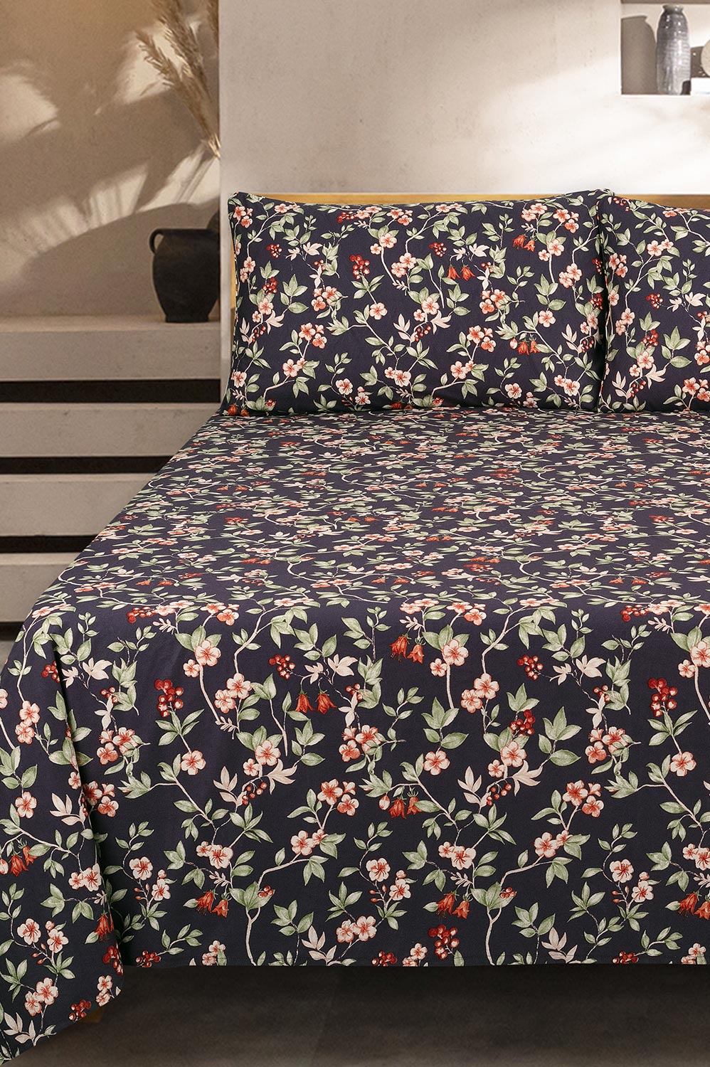 Starlit Bloom Everyday Classic Bed Sheet Set