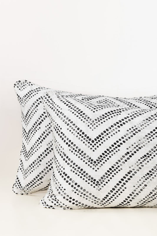 Stippling T-200 Pillow Cover Set