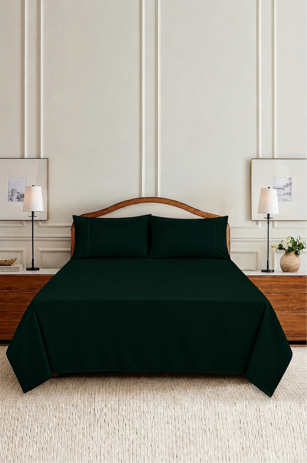 Cilantro Luxury Dyed Bed Sheet Set