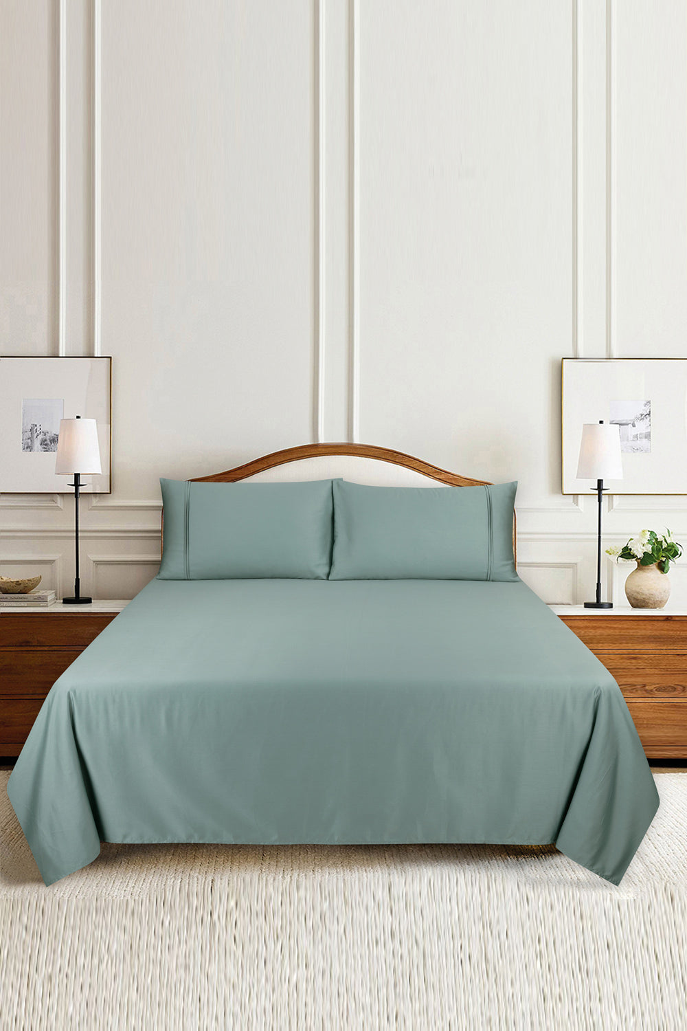 Abyss T-200 Dyed Bed Sheet Set