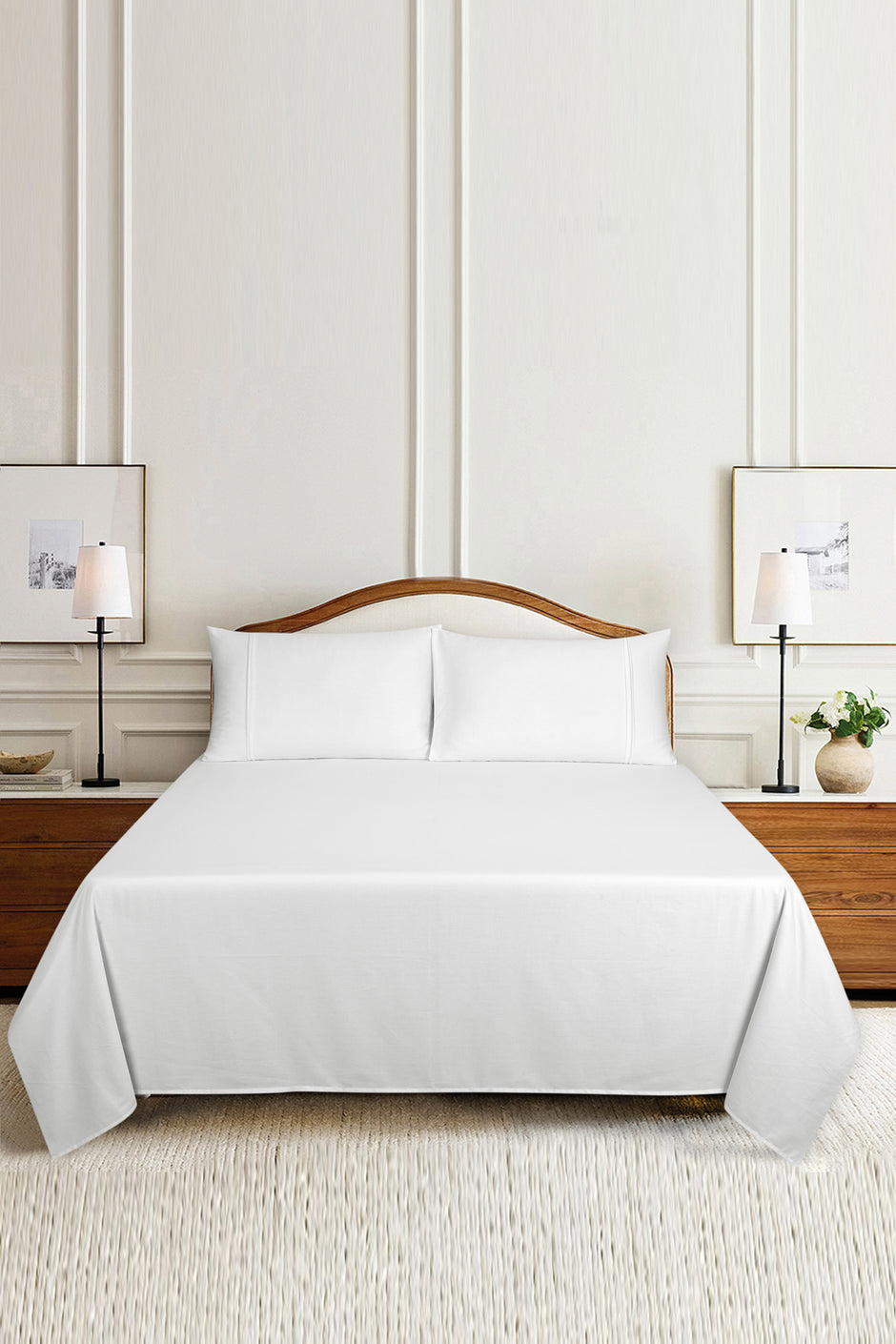 Swan T-200 Dyed Bed Sheet Set