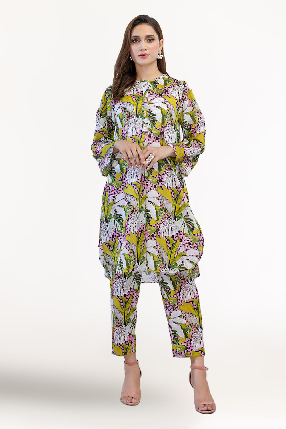 2 Piece Unstitched Printed Lawn Suit TLP-42037