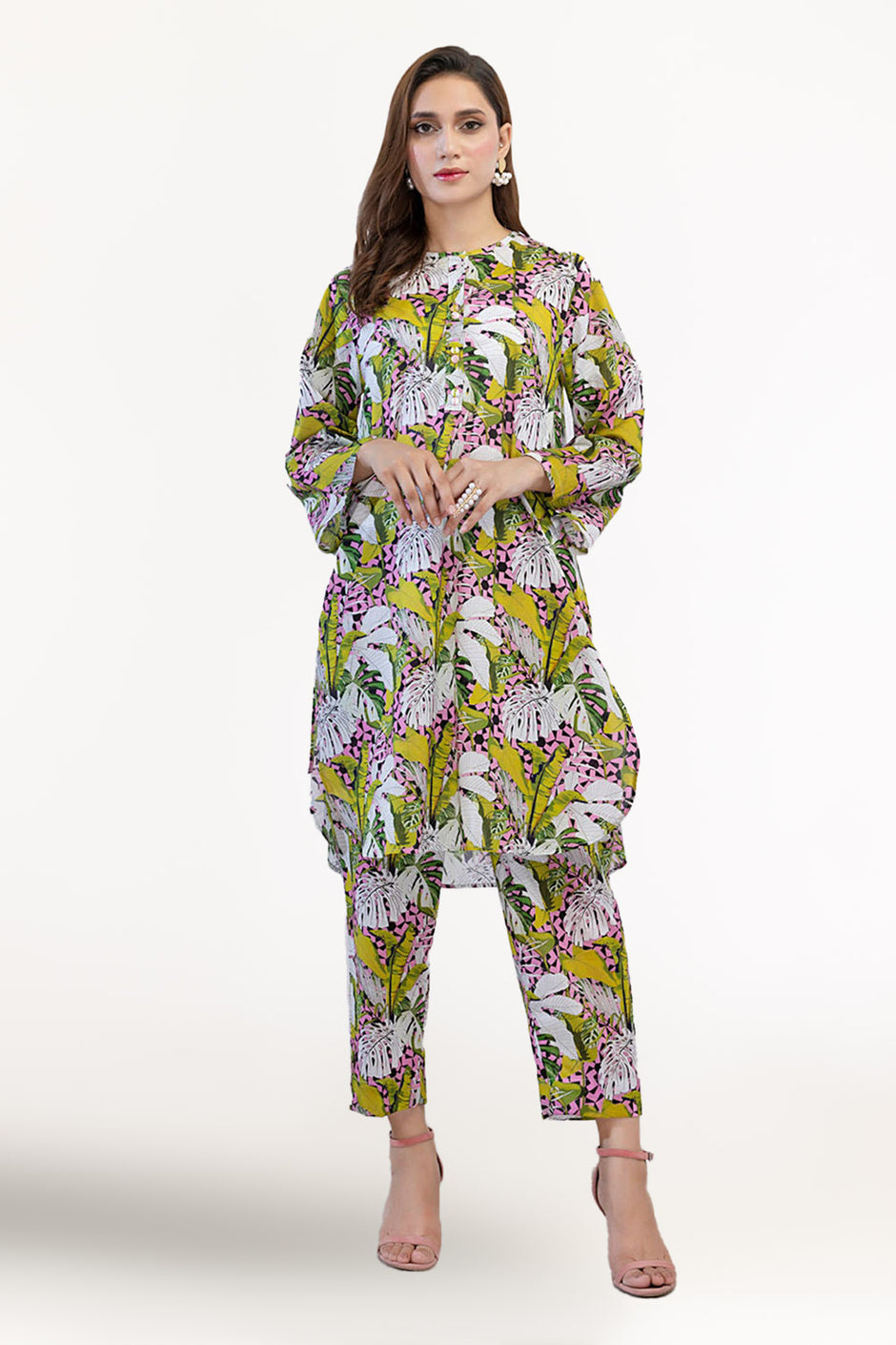 2 Piece Unstitched Printed Lawn Suit