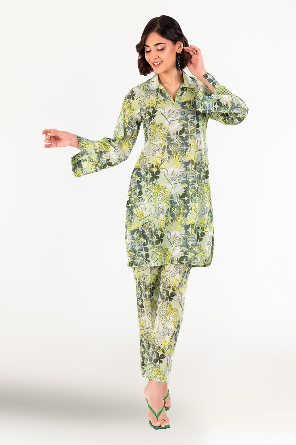 2 Piece Unstitched Printed Lawn Suit