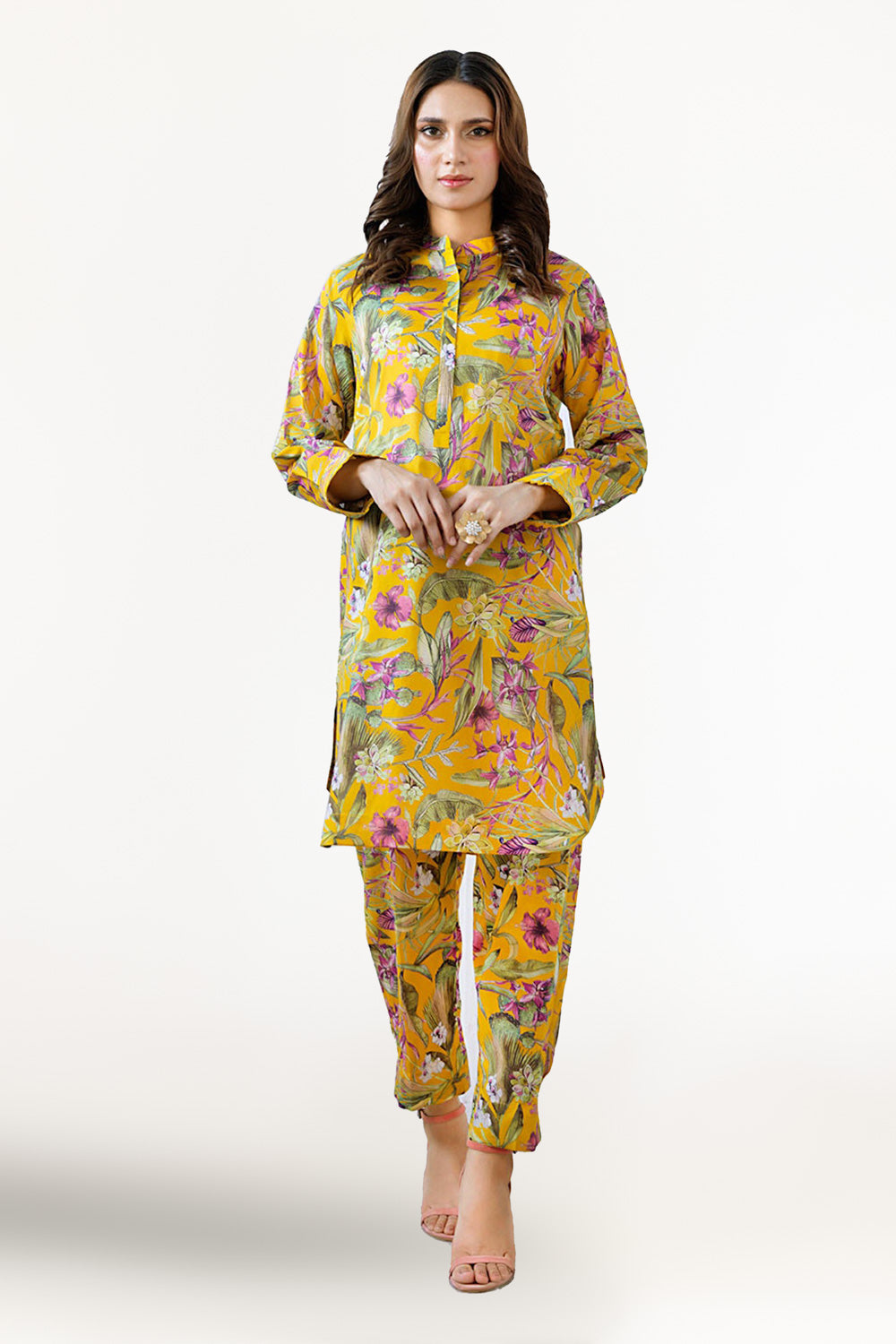 2 Piece Unstitched Printed Lawn Suit
