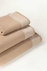 Tan Wheat Waffle Towel