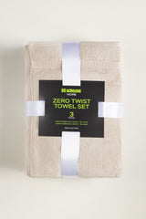 Taupe 3pc Zero Twist Towel Set