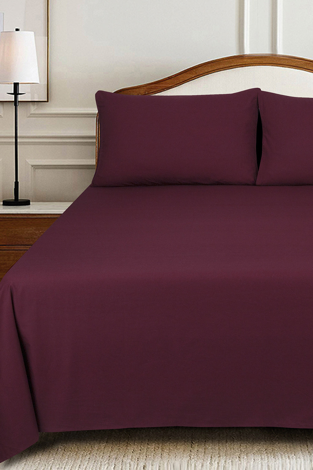 Tawny Port T-150 Dyed Bed Sheet Set