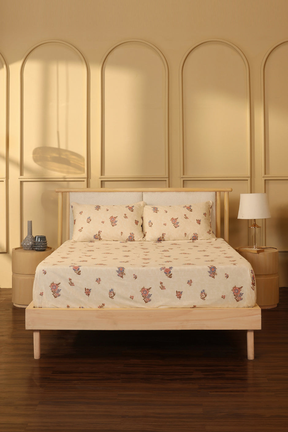 Tea Floral Bed Sheet Set