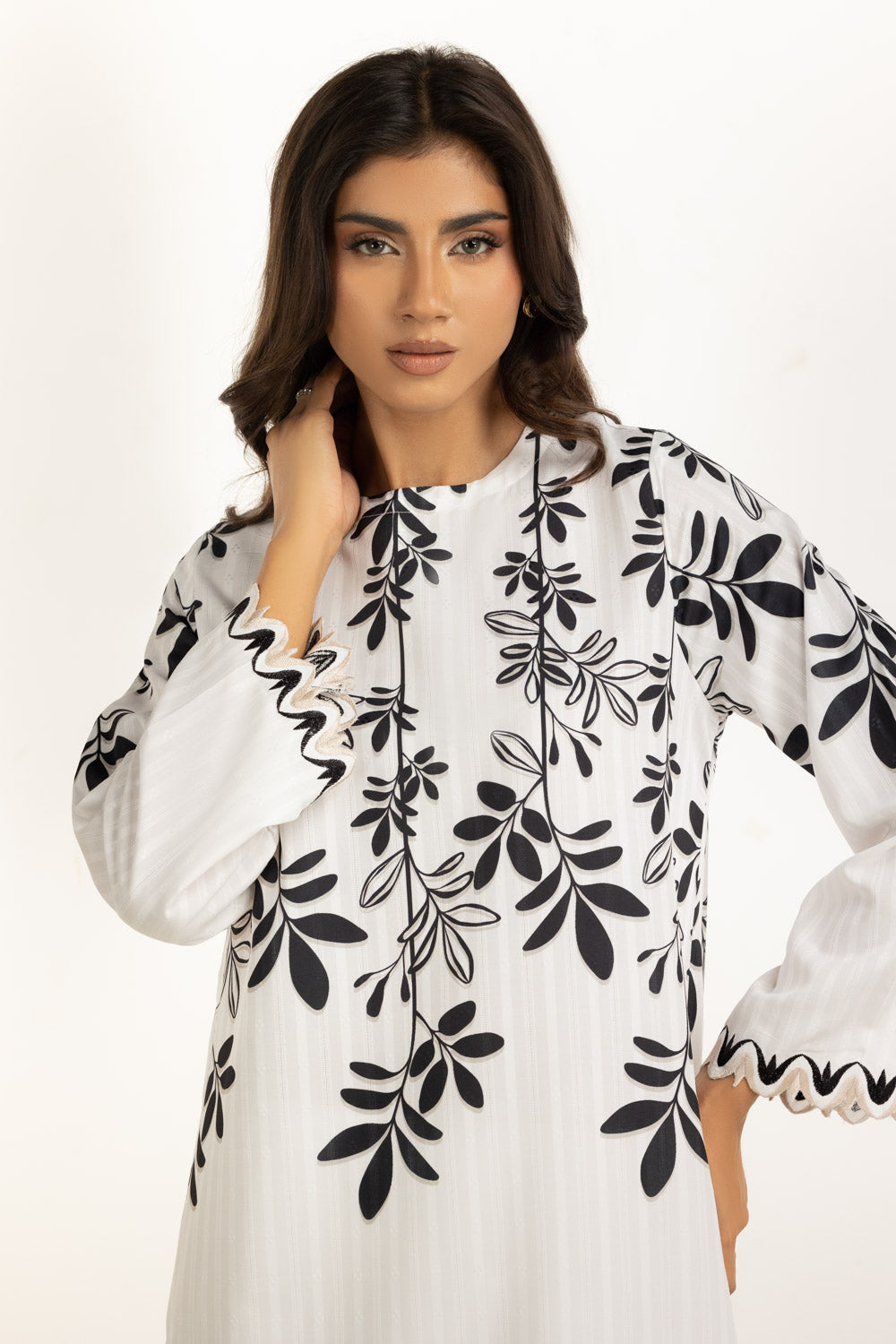 Textured Dobby Printed Co-Ord Set IPST-44752