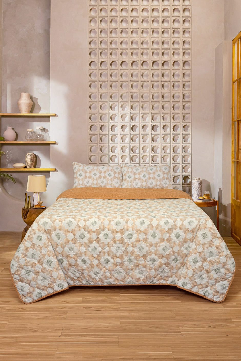Tone Pixel Bed Throw
