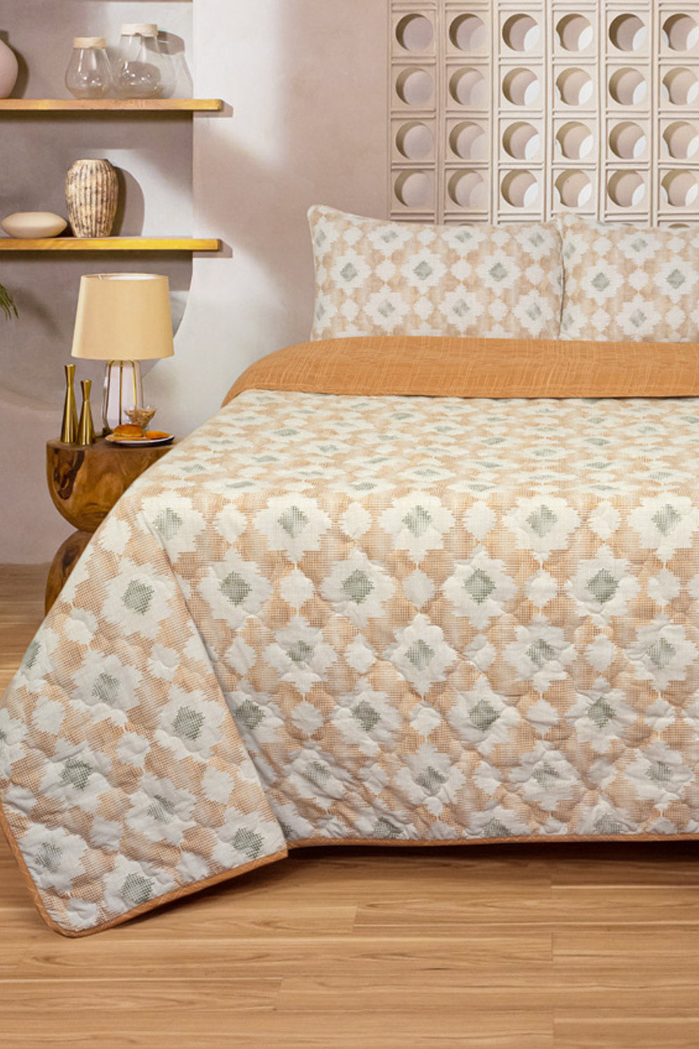 Tone Pixel Bed Throw
